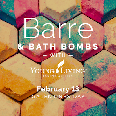 barre bath bombs