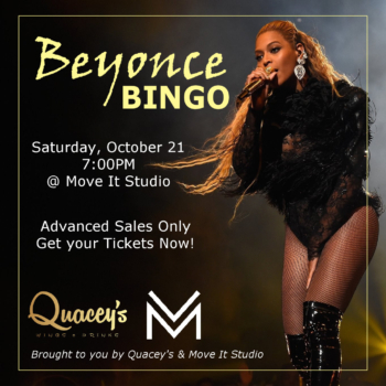 Beyonce Bingo with Quacey’s & Move It Studio