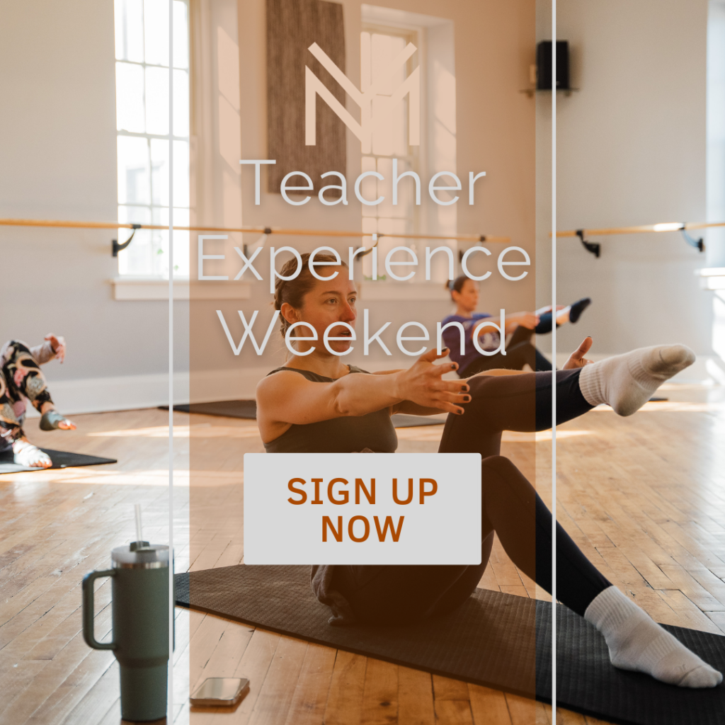 move it studio teacher experience weekend pilates